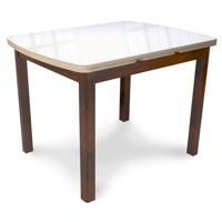 Стол кухонный деревянный раздвижной со стеклом Орлеан 1.7